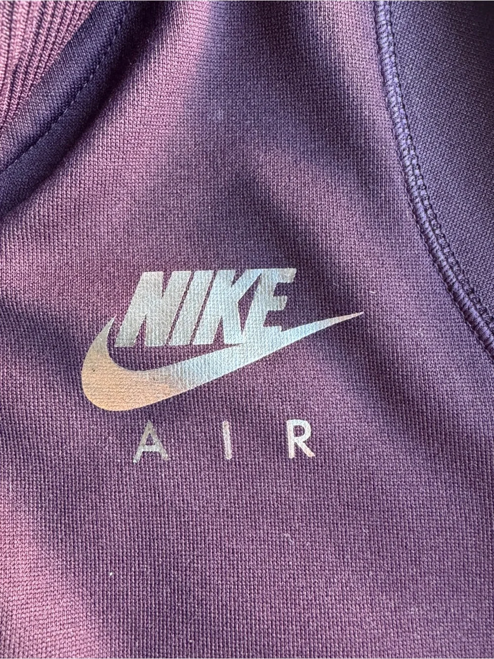 Nike Women's Maroon Zip-Up Air Track Jacket - Picture 3 of 4